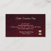 ヴィンテージ 名刺 (裏面)