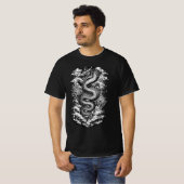 ヴィンテージ 和龍 Tシャツ | 傳統入墨 (正面フル)