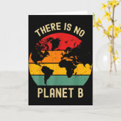 ヴィンテージ 地球はもう一つない 地球の日 レトロ カード (黄色い花)