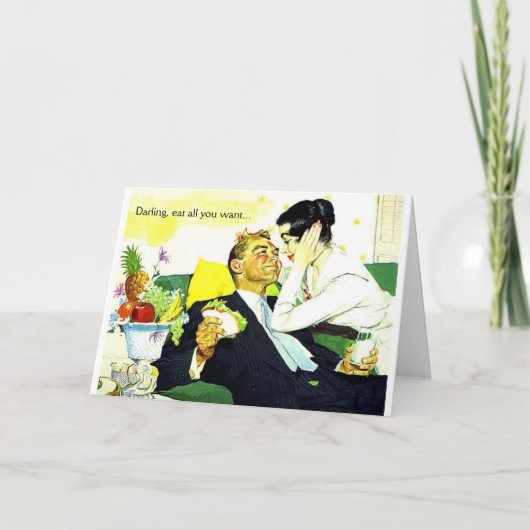 ヴィンテージ – 夜にベッドでの茶番 カード (正面)