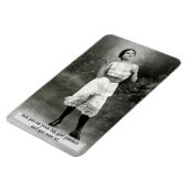 ヴィンテージ-大きな女の子のパンティを着て。 マグネット (左側)