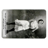 ヴィンテージ-大きな女の子のパンティを着て。 マグネット (横)