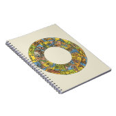 ヴィンテージ 天体、占星術の十二星座輪 ノートブック (右側)
