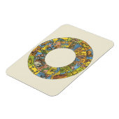 ヴィンテージ 天体、占星術の十二星座輪 マグネット (左側)