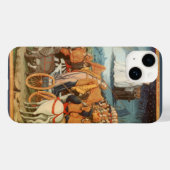 ヴィンテージ 天体 宇宙論 天の力 Case-Mate iPhoneケース (裏面 (横))