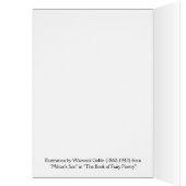 ヴィンテージ-妖精が付いている揺りかごのベビー、 (内側 (左))