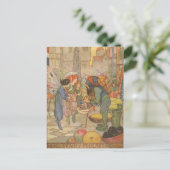 ヴィンテージ – 妖精の市場で ポストカード (スタンド正面)