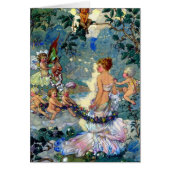 ヴィンテージ-妖精は美しい女性を飾ります、 (正面)