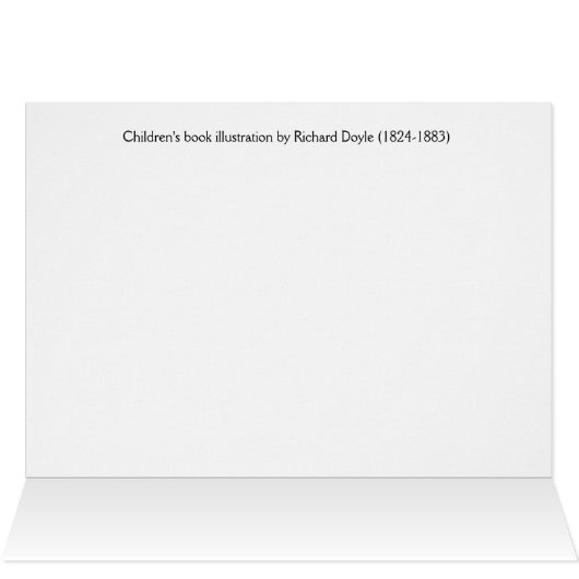 ヴィンテージ-妖精及び蝶の飛行、 (内部横(上))