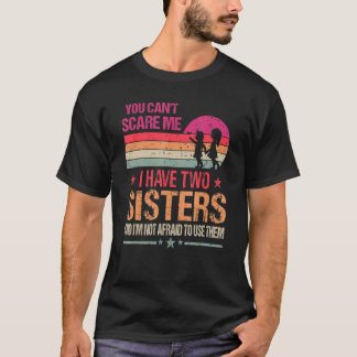 ヴィンテージ 妹が2人もいるから怖くない Tシャツ