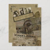 ヴィンテージ「婦選」はがき ポストカード (正面/裏面)