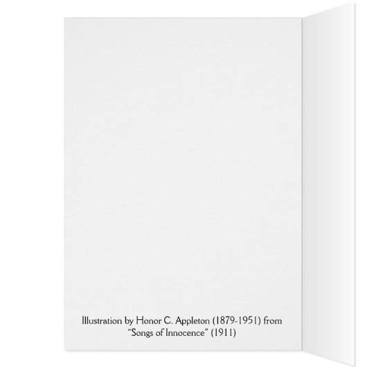 ヴィンテージ-子供が新生児に出会う (内側 (左))