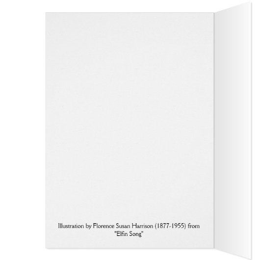 ヴィンテージ-子供は森林妖精に会います、 (内側 (左))