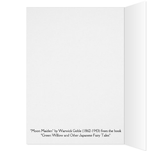 ヴィンテージ-孔雀の羽との日本のな天使、 (内側 (左))