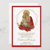 ヴィンテージ 宗教的 クリスマス ヴァージン メアリー イエス (正面/裏面)