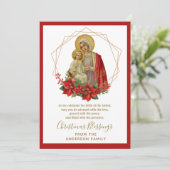 ヴィンテージ 宗教的 クリスマス ヴァージン メアリー イエス (スタンド正面)