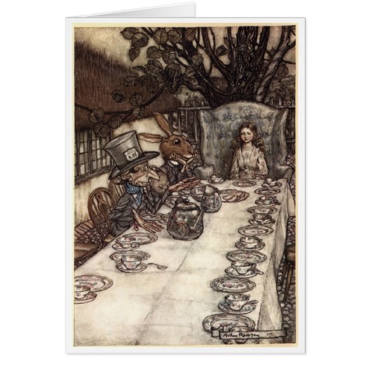 ヴィンテージ-帽子屋のお茶会、 (正面)