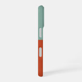 ヴィンテージ 幾何学 貝殻 iPhone 16ケース (右側面)