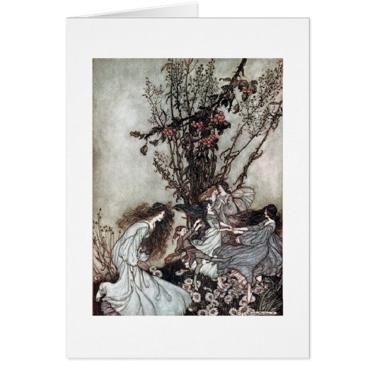 ヴィンテージ-庭の妖精のダンス、 (正面)