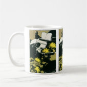 ヴィンテージ、恋しく思トラウメ遊レイのピアノ、リード コーヒーマグカップ (左)