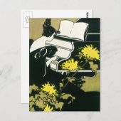 ヴィンテージ、恋しく思トラウメ遊レイのピアノ、リード ポストカード (正面/裏面)