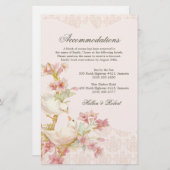 ヴィンテージ – 愛の方向結婚にロマンチックな鳥 (正面/裏面)