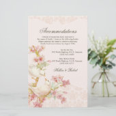 ヴィンテージ – 愛の方向結婚にロマンチックな鳥 (スタンド正面)