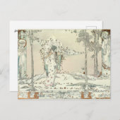 ヴィンテージ『愛の黄金の夢』ジェシー・M・キング ポストカード (正面/裏面)