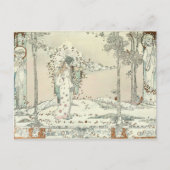 ヴィンテージ『愛の黄金の夢』ジェシー・M・キング ポストカード (正面)