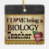 ヴィンテージ – 愛は生物学先生 セラミックオーナメント (正面)
