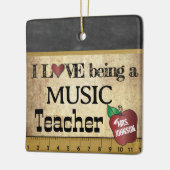 ヴィンテージ – 愛は音楽先生 セラミックオーナメント (左)