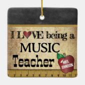 ヴィンテージ – 愛は音楽先生 セラミックオーナメント (裏面)