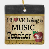 ヴィンテージ – 愛は音楽先生 セラミックオーナメント (正面)