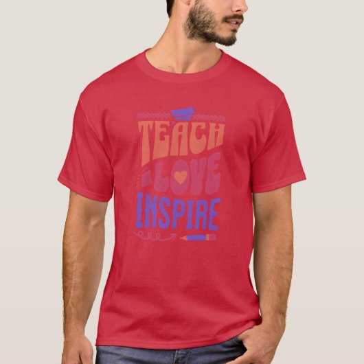ヴィンテージ 愛を教える Tシャツ (正面)