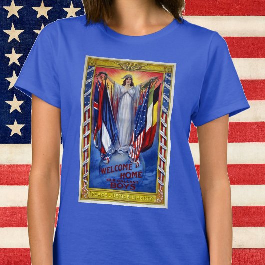 ヴィンテージ 愛国アメリカ 平和 正義 自由 Tシャツ