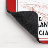 ヴィンテージ 愛国心あふれる 勝利ローン フライヤー 航空機 マウスパッド (コーナー)