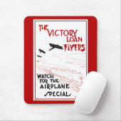 ヴィンテージ 愛国心あふれる 勝利ローン フライヤー 航空機 マウスパッド (マウス)