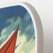 ヴィンテージ 愛国心あふれる 軍人 ヒーロー ピックルボールラケット (左詳細)