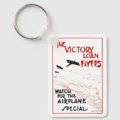 ヴィンテージ 愛国心、勝利ローン フライヤー 航空機 キーホルダー (正面)