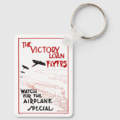 ヴィンテージ 愛国心、勝利ローン フライヤー 航空機 キーホルダー (裏面)