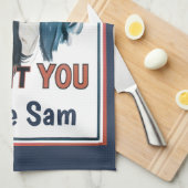 ヴィンテージ 愛国的なおじさんサム 私が求める YOU キッチンタオル (四つ折り)