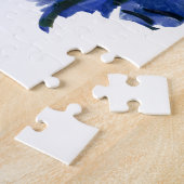 ヴィンテージ 愛国的な サムおじさん 星付き帽子と銃 ジグソーパズル (側面)