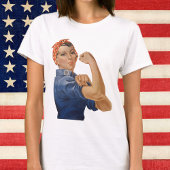 ヴィンテージ 愛国的な ロージー・ザ・リベター、We Can Do It! Tシャツ