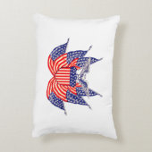 ヴィンテージ 愛国 アメリカ国旗, 7月4日 アクセントクッション (裏面(縦))