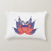 ヴィンテージ 愛国 アメリカ国旗, 7月4日 アクセントクッション (裏面)