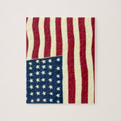 ヴィンテージ 愛国 アメリカ国旗, 7月4日 ジグソーパズル (縦)