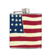 ヴィンテージ 愛国 アメリカ国旗, 7月4日 フラスク (正面)