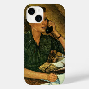 ヴィンテージ 愛国 ナース 電話で Case-Mate iPhone 14ケース