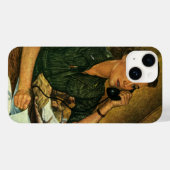 ヴィンテージ 愛国 ナース 電話中 Case-Mate iPhoneケース (裏面 (横))