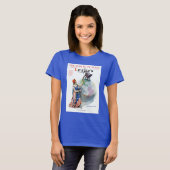 ヴィンテージ 愛国 レディ・リバティ マガジン カバーアート Tシャツ (正面フル)